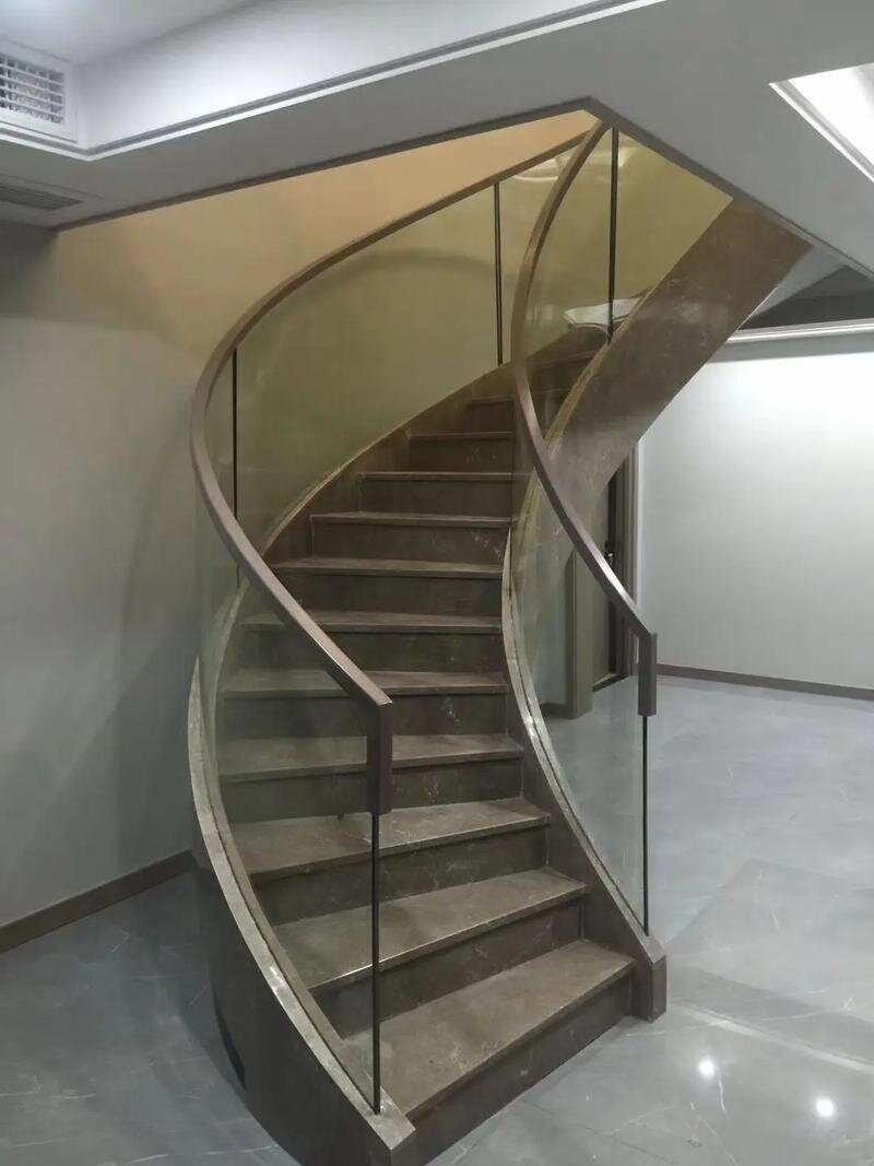 相城区热弯弧形玻璃异形展柜玻璃 - 价格